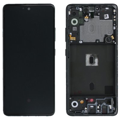 Samsung Galaxy A51 5G Original Skärm Super AMOLED Display Glas - Svart