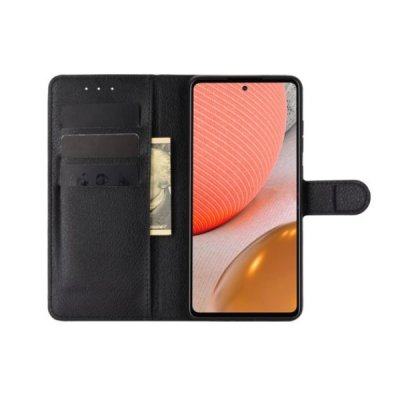 Samsung Galaxy A72 Plånboksfodral med Stativ - Svart, bild 2