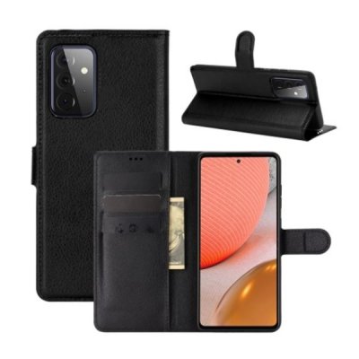 Samsung Galaxy A72 Plånboksfodral med Stativ - Svart, bild 5