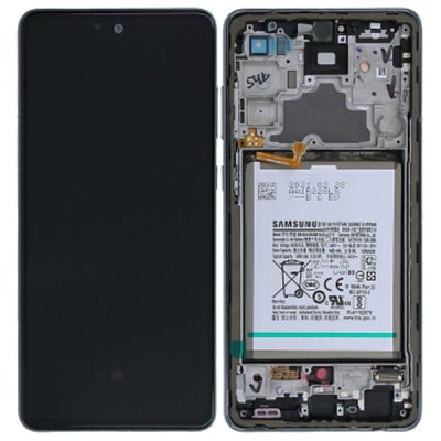 Samsung Galaxy A72 Original Skärm med Batteri - Svart