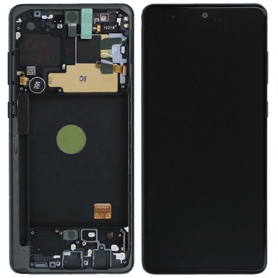 Samsung Galaxy Note 10 Lite Skärm Display Glas Original AMOLED - Svart