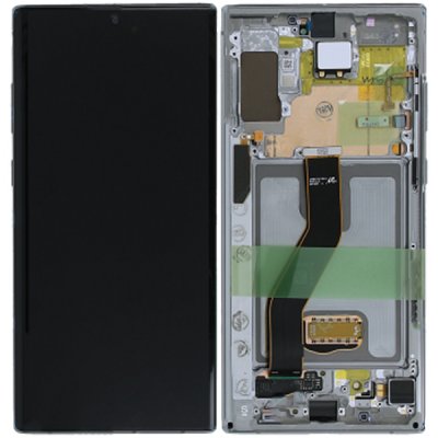 Samsung Galaxy Note 10 Plus Original OLED Display Skärm - Silver