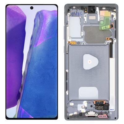 Samsung Galaxy Note 20 Skärm Original OLED Display - Grå - GH82-23495A