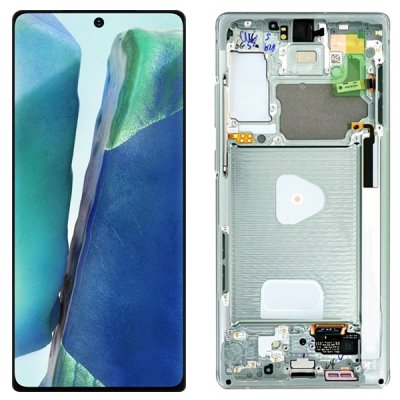 Samsung Galaxy Note 20 Original Skärm OLED Display Glas - Grön