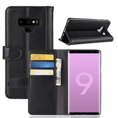 Samsung Galaxy Note 9 Plånboksfodral i Läder - Svart, bild 3