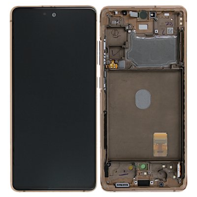Samsung Galaxy S20 FE Original Skärm Display Glas Super Amoled - Orange