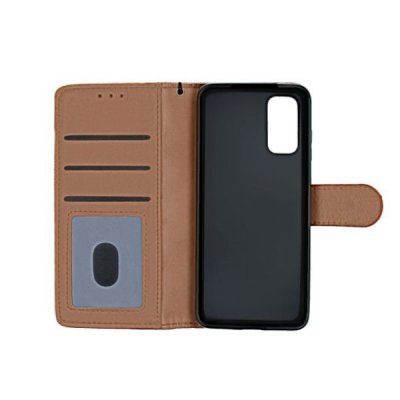 Samsung Galaxy S20 Plånboksfodral med Stativ - Brun, bild 4