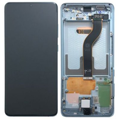 Samsung Galaxy S20 Plus Original Skärm Display Glas Dynamic Amoled 2X - Blå Moln