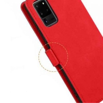 Samsung Galaxy S20 Ultra 5G Plånboksfodral med Stativ - Rosé-röd, bild 5