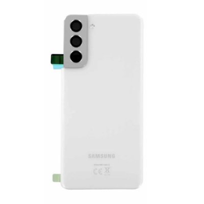 Samsung Galaxy S21 5G Baksida med tejp och kameraglas (SM-G991) - Vit