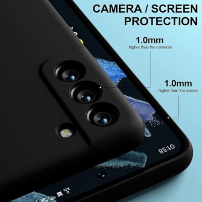 Samsung Galaxy S21 FE Silikonskal - Svart, bild 2