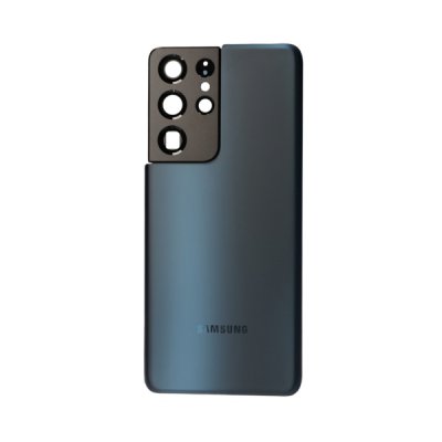 Samsung Galaxy S21 Ultra 5G Baksida med tejp och kameraglas - Blå