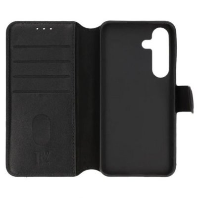 Samsung Galaxy S24 Plus Plånboksfodral Läder Rvelon - Svart