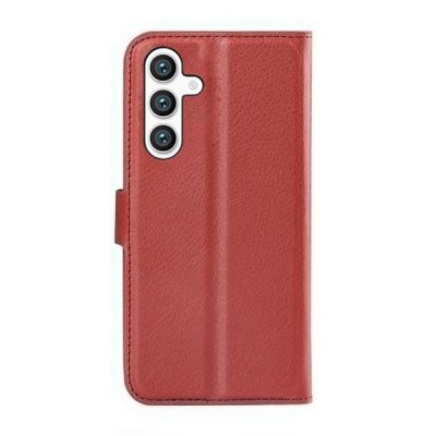 Samsung Galaxy S24 Plus Plånboksfodral med Stativ - Brun