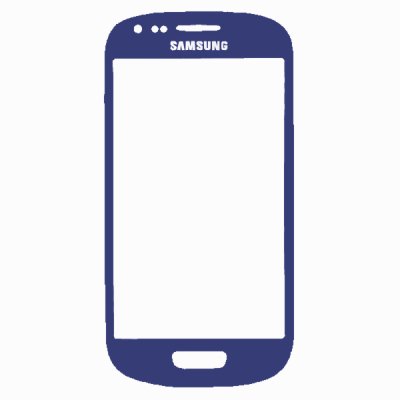 Samsung Galaxy S3 Mini Glas Touch (SM-I8190) - Blå