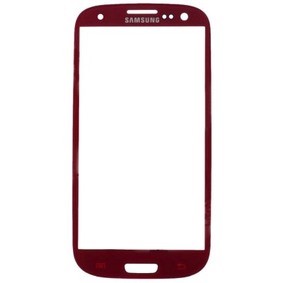 Samsung Galaxy S3 (SM-I9300) Glas - Röd
