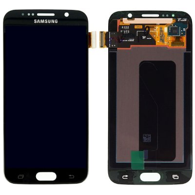 Samsung Galaxy S6 Skärm AMOLED & touch - Original - Svart