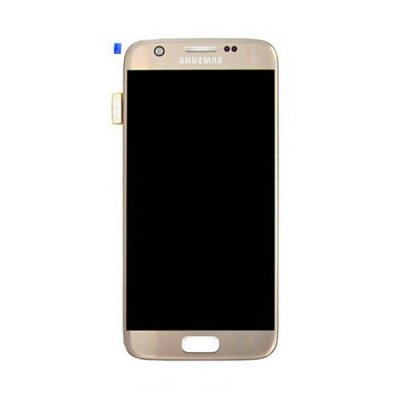Samsung Galaxy S7 Original Skärm LCD Display Glas - Guld