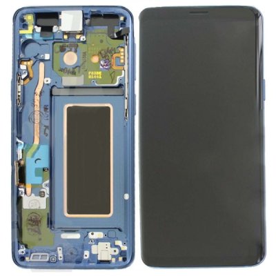 Samsung Galaxy S9 Skärm Display Original - Blå Polaris