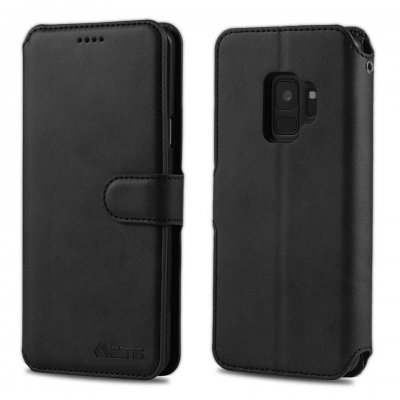 Samsung Galaxy S9 Plånboksfodral i Läder - Svart, bild 2