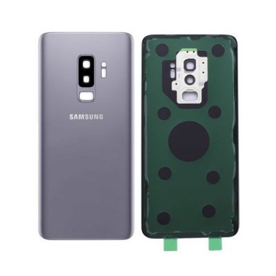 Samsung Galaxy S9 Baksida med tejp och kameraglas OEM - Silver