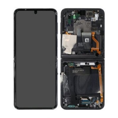 Samsung Galaxy Z Flip 4 Skärm med LCD Display - Grafit
