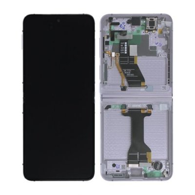 Samsung Galaxy Z Flip 5 Skärm med Display Glas Original - Lavendel