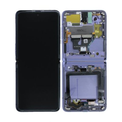 Samsung Galaxy Z Flip Skärm med LCD Display Original - Lila