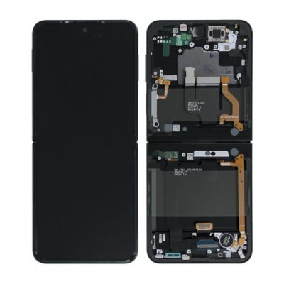 Samsung Galaxy Z Flip4 SM-F721B Komplett Display med Ram Original - Blå