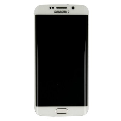 Samsung Galaxy S6 Edge Skärm LCD Display Glas Original - Vit, bild 2