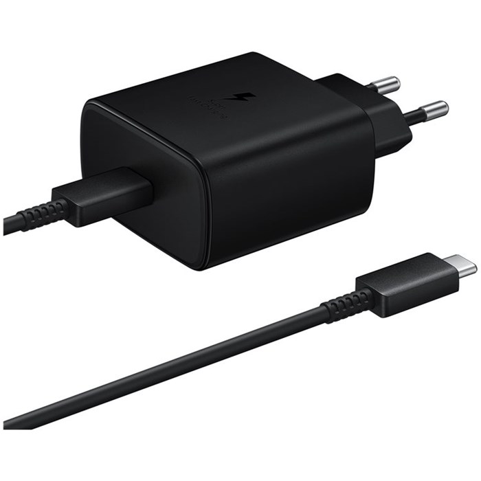 Samsung Original 45W USB-C Väggladdare med kabel - Svart
