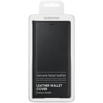Samsung Galaxy Note 9 Leather View Cover - Svart, bild 4