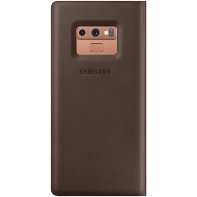 Samsung Galaxy Note 9 Leather View Cover - Brun, bild 3