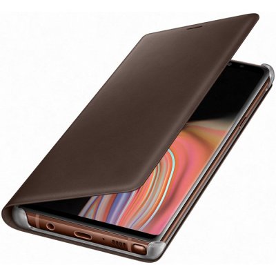 Samsung Galaxy Note 9 Leather View Cover - Brun, bild 4