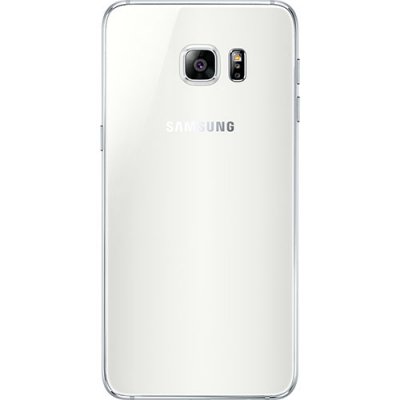 Samsung Galaxy S6 Edge Baksida med tejp - Vit