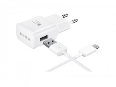 Samsung USB-C Snabbladdare EP-TA20 Fast Charger 15 W - Vit, bild 2