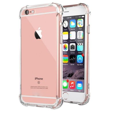 iPhone 6/6S Shockproof Skal 0.3mm TPU - Transparent
