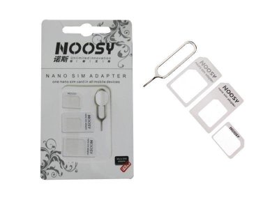 SIM adaptrar / Nano SIM / Micro SIM + Luckpinne till iPhone
