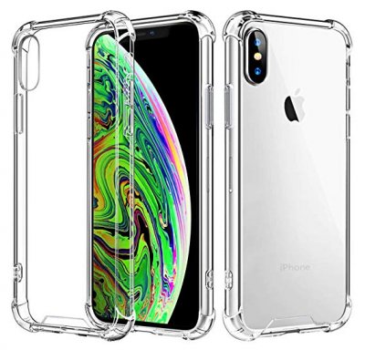 iPhone XS Max Shockproof Skal TPU Transparent
