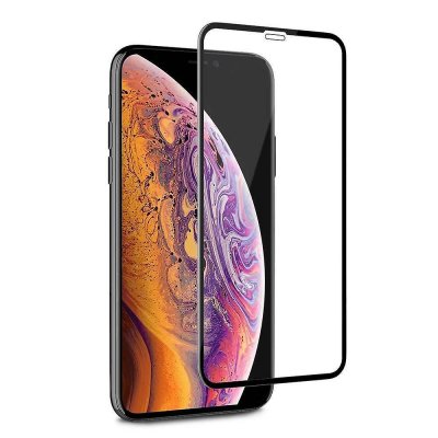 Skärmskydd för iPhone X/XS/11 Pro Full Coverage 5D - Svart