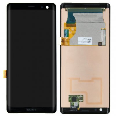 Sony Xperia XZ3 Original Skärm P-OLED Display - Svart