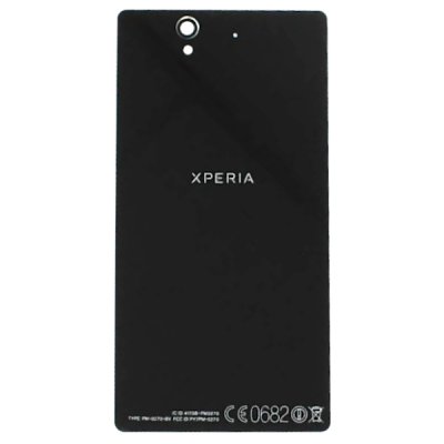 Sony Xperia Z Baksida Original med Tejp - Svart