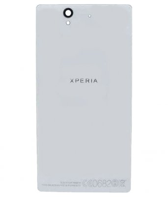 Sony Xperia Z Baksida Original med Tejp - Vit