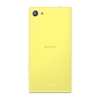 Sony Xperia Z5 Compact baksida med tejp - Gul