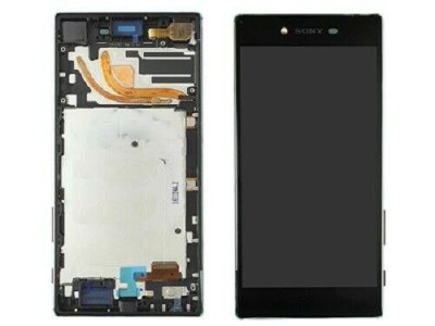 Sony Xperia Z5 Premium Skärm LCD Display Komplett med ram - Svart