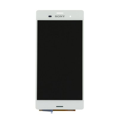 Sony Xperia Z3 Skärm LCD Display med Touch Glas - Vit