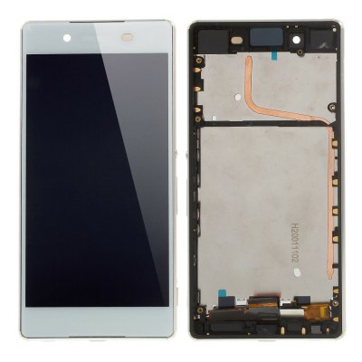 Sony Xperia Z3+ Skärm LCD Display Glas med ram - Vit