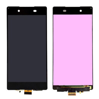 Sony Xperia Z3+ Skärm med LCD Display Glas - Svart