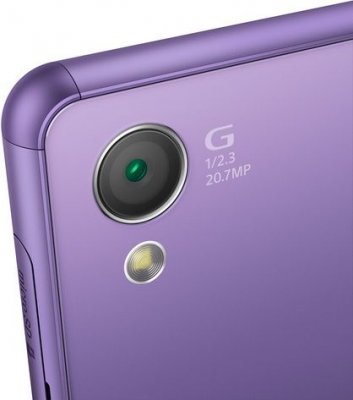 Sony Xperia Z3 Baksida Lila med Tejp