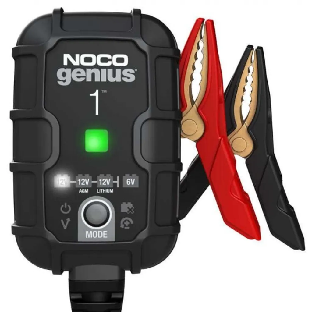 NOCO Genius1 batteriladdare 6/12 V, 1 A, upp till 30 Ah